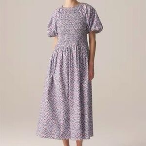 NWT J. Crew Meadow dress in Poppy Cotton Poplin